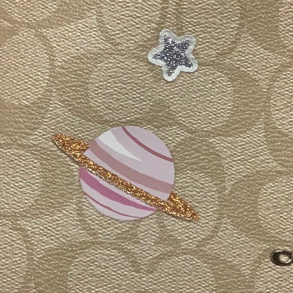 Coach mini Sierra satchel outer space graphic purse - Picture 3 of 12